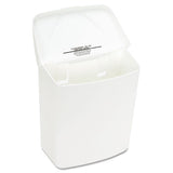 HOSPECO® Wall Mount Sanitary Napkin Receptacle-abs, Ppc Plastic, 1 Gal, White freeshipping - TVN Wholesale 