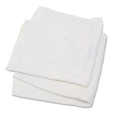 HOSPECO® Woven Terry Rags, White, 15 X 17, 25 Lb-carton freeshipping - TVN Wholesale 
