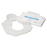 Health Gards Toilet Seat Covers, Half-fold, 14.25 X 16.5, White, 250-pack, 4 Packs-carton