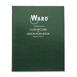 Ward® Combination Record-plan Book, 9-10 Week Term: 2-page Spread (38 Students), 2-page Spread (6 Classes), 11 X 8.5, Green Cover freeshipping - TVN Wholesale 