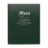 Ward® Combination Record-plan Book, 9-10 Week Term: 2-page Spread (38 Students), 2-page Spread (8 Classes), 11 X 8.5, Green Cover freeshipping - TVN Wholesale 