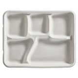 Chinet® Savaday Molded Fiber Food Tray, 1-compartment, 7 X 9, Beige, 250-bag, 500-carton freeshipping - TVN Wholesale 