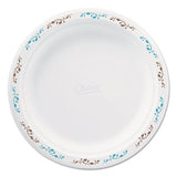 Chinet® Molded Fiber Dinnerware, Plate, 8.75" Dia, White, Vine Theme, 500-carton freeshipping - TVN Wholesale 