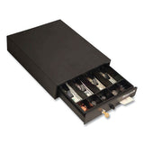 Honeywell Space-saving Steel Cash Drawer, 4 Bill, 5 Coin Slots, Key Lock, 17 X 13 X 4, Black freeshipping - TVN Wholesale 