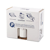 Inteplast Group Low-density Commercial Can Liners, 33 Gal, 0.8 Mil, 33" X 39", White, 150-carton freeshipping - TVN Wholesale 