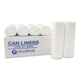 Inteplast Group Low-density Commercial Can Liners, 60 Gal, 0.8 Mil, 38" X 58", White, 100-carton freeshipping - TVN Wholesale 