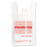 Inteplast Group Hdpe T-shirt Bags, 14 Microns, 12" X 23", White, 500-carton freeshipping - TVN Wholesale 