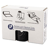 Inteplast Group High-density Commercial Can Liners Value Pack, 60 Gal, 19 Microns, 38" X 58", Black, 150-carton freeshipping - TVN Wholesale 