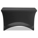 Iceberg Igear Fabric Table Cover, Polyester-spandex, 24" X 48", Black freeshipping - TVN Wholesale 