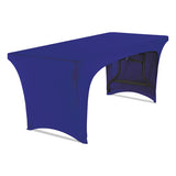 Iceberg Igear Fabric Table Cover, Polyester-spandex, 30" X 72", Black freeshipping - TVN Wholesale 