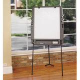 Iceberg Ingenuity Portable Flipchart Easel With Dry Erase Surface, Resin Surface Frame, 35 X 30 X 73, Charcoal freeshipping - TVN Wholesale 