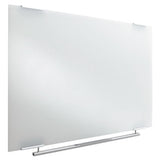 Iceberg Clarity Glass Dry Erase Board With Aluminum Trim, Frameless, 48 X 36 freeshipping - TVN Wholesale 