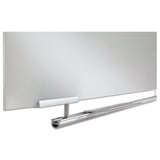 Iceberg Clarity Glass Dry Erase Board With Aluminum Trim, Frameless, 60 X 36 freeshipping - TVN Wholesale 