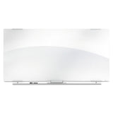 Iceberg Clarity Glass Dry Erase Board With Aluminum Trim, Frameless, 60 X 36 freeshipping - TVN Wholesale 