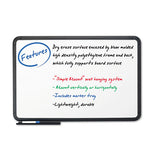 Iceberg Ingenuity Dry Erase Board, Resin Frame With Tray, 36 X 24, Charcoal freeshipping - TVN Wholesale 