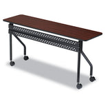 Iceberg Officeworks Mobile Training Table, Rectangular, 72w X 18d X 29h, Mahogany-black freeshipping - TVN Wholesale 