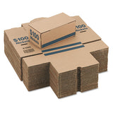 Iconex™ Corrugated Cardboard Coin Storage And Shipping Boxes, Denomination Printed On Side, 9.38 X 4.63 X 3.69, Blue freeshipping - TVN Wholesale 