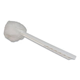 Impact® Deluxe Toilet Bowl Mop, 10" Handle, 4.5" Mop Head, White, 25-carton freeshipping - TVN Wholesale 