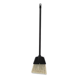 Impact® Lobby Dust Pan Broom, Plastic Bristles, 38" Handle, Natural-black, 12-carton freeshipping - TVN Wholesale 