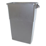 Impact® Thin Bin Containers, Rectangular, Polyethylene, 23 Gal, Gray freeshipping - TVN Wholesale 