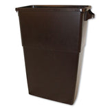 Impact® Thin Bin Containers, Rectangular, Polyethylene, 23 Gal, Brown freeshipping - TVN Wholesale 