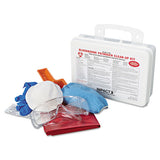 Impact® Bloodborne Pathogen Cleanup Kit, Osha Compliant, Plastic Case freeshipping - TVN Wholesale 