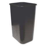 Impact® Soft-sided Wastebasket, Rectangular, Polyethylene, 41 Qt, Black freeshipping - TVN Wholesale 