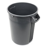 Impact® Gator Plus Container, Round, Plastic, 32 Gal, Gray freeshipping - TVN Wholesale 