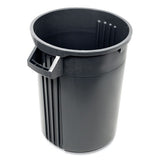 Impact® Gator Plus Container, Round, Plastic, 32 Gal, Gray freeshipping - TVN Wholesale 