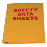 Impact® Yellow Sds Binder, 1.5" Capacity, 8.5 X 11, Yellow-red freeshipping - TVN Wholesale 