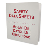 Impact® White Bilingual Sds Binder, 1.5" Capacity, 8.5 X 11, White-red freeshipping - TVN Wholesale 