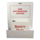 Impact® Sds Information Center With Binder, 17.95w X 5.15d X 24h, White-red freeshipping - TVN Wholesale 