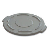 Impact® Value-plus Gator Container Lids, For 20 Gal, Flat-top, 20.4" Diameter, Gray freeshipping - TVN Wholesale 