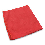 Impact® Lightweight Microfiber Cloths, 16 X 16, Red, 240-carton freeshipping - TVN Wholesale 