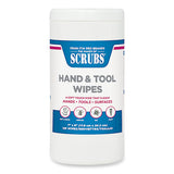 SCRUBS® Hand And Tool Wipes, 7 X 8, White, 125-canister, 6 Canisters-carton freeshipping - TVN Wholesale 