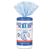 SCRUBS® Hand Cleaner Towels, 10 X 12, Blue-white, 30-canister freeshipping - TVN Wholesale 