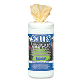 SCRUBS® Graffiti And Paint Remover Towels, Orange On White, 10 X 12, 30-can, 6 Cans-case freeshipping - TVN Wholesale 