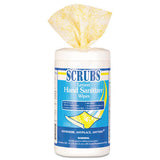SCRUBS® Hand Sanitizer Wipes, 6 X 8, 120 Wipes-canister, 6 Canisters-case freeshipping - TVN Wholesale 