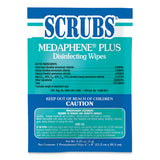 SCRUBS® Medaphene Disinfectant Wet Wipes, 6 X 8, White, Individually Wrapped Foil Packets, 100-carton freeshipping - TVN Wholesale 