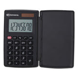Innovera® 15921 Pocket Calculator With Hard Shell Flip Cover, 8-digit Lcd freeshipping - TVN Wholesale 