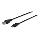 Innovera® Usb To Micro Usb Cable, 6 Ft, Black freeshipping - TVN Wholesale 