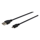 Innovera® Usb To Micro Usb Cable, 10 Ft, Black freeshipping - TVN Wholesale 