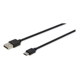 Innovera® Usb To Usb C Cable, 10 Ft, Black freeshipping - TVN Wholesale 