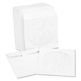 Innovera® Cd-dvd Envelopes, Clear Window, White, 50-pack freeshipping - TVN Wholesale 