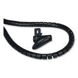 Innovera® Floor Sleeve Cable Management, 2.5" X 0.5" Channel, 72" Long, Black freeshipping - TVN Wholesale 