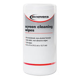 Innovera® Antistatic Screen Cleaning Wipes In Pop-up Tub, 120-pack freeshipping - TVN Wholesale 