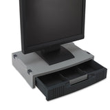 Innovera® Basic Lcd Monitor-printer Stand, 15" X 11" X 3", Charcoal Gray-light Gray freeshipping - TVN Wholesale 