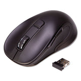 Hyper-fast Scrolling Mouse, 2.4 Ghz Frequency-26 Ft Wireless Range, Right Hand Use, Black