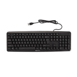 Innovera® Slimline Keyboard And Mouse, Usb 2.0, Black freeshipping - TVN Wholesale 