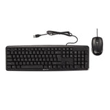 Innovera® Slimline Keyboard And Mouse, Usb 2.0, Black freeshipping - TVN Wholesale 